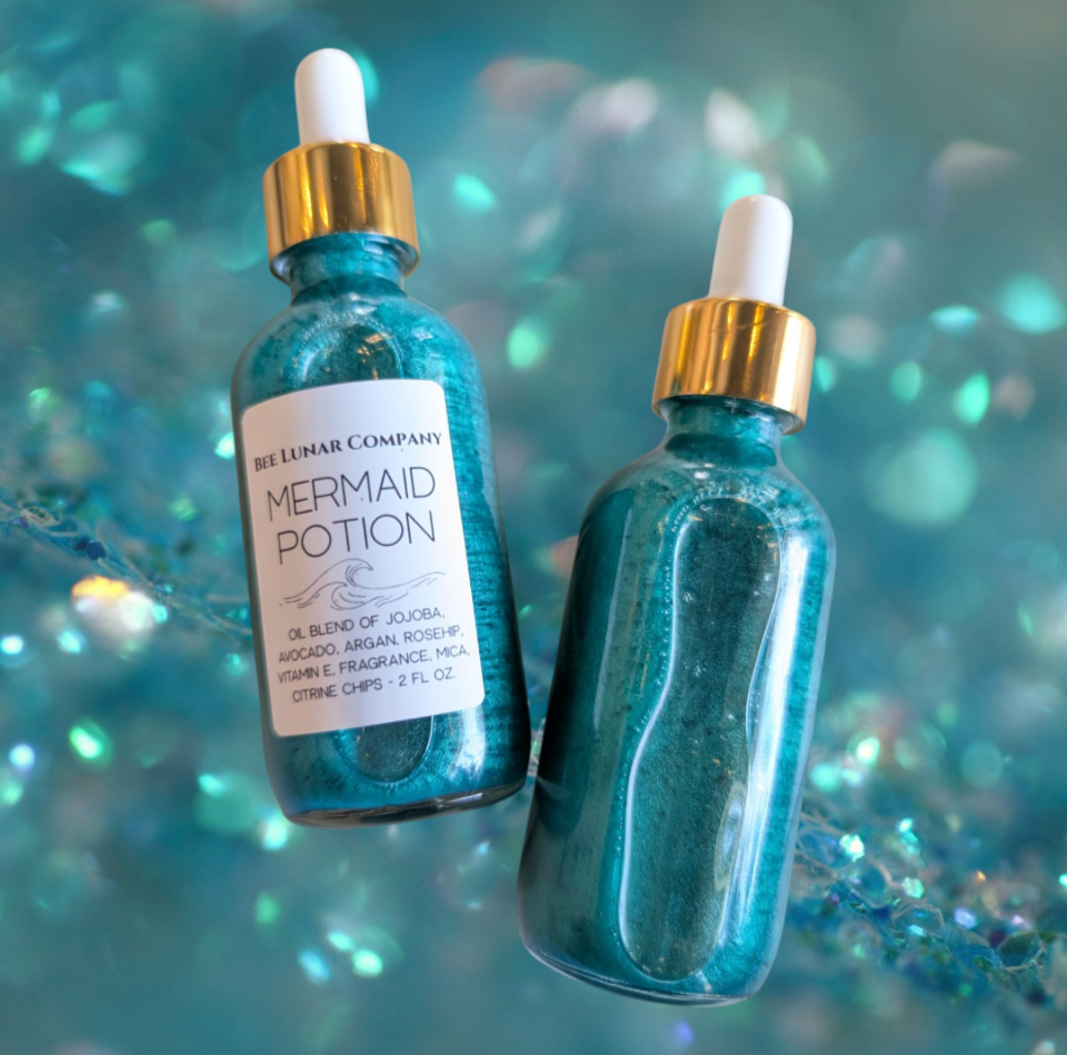 Mermaid Potion Shimmering Body Oil - Mermaid Sunset
