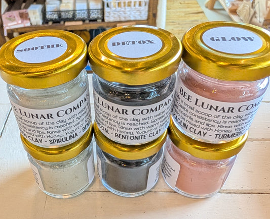 DETOX/GLOW/SOOTHE Clay Mask Base SET