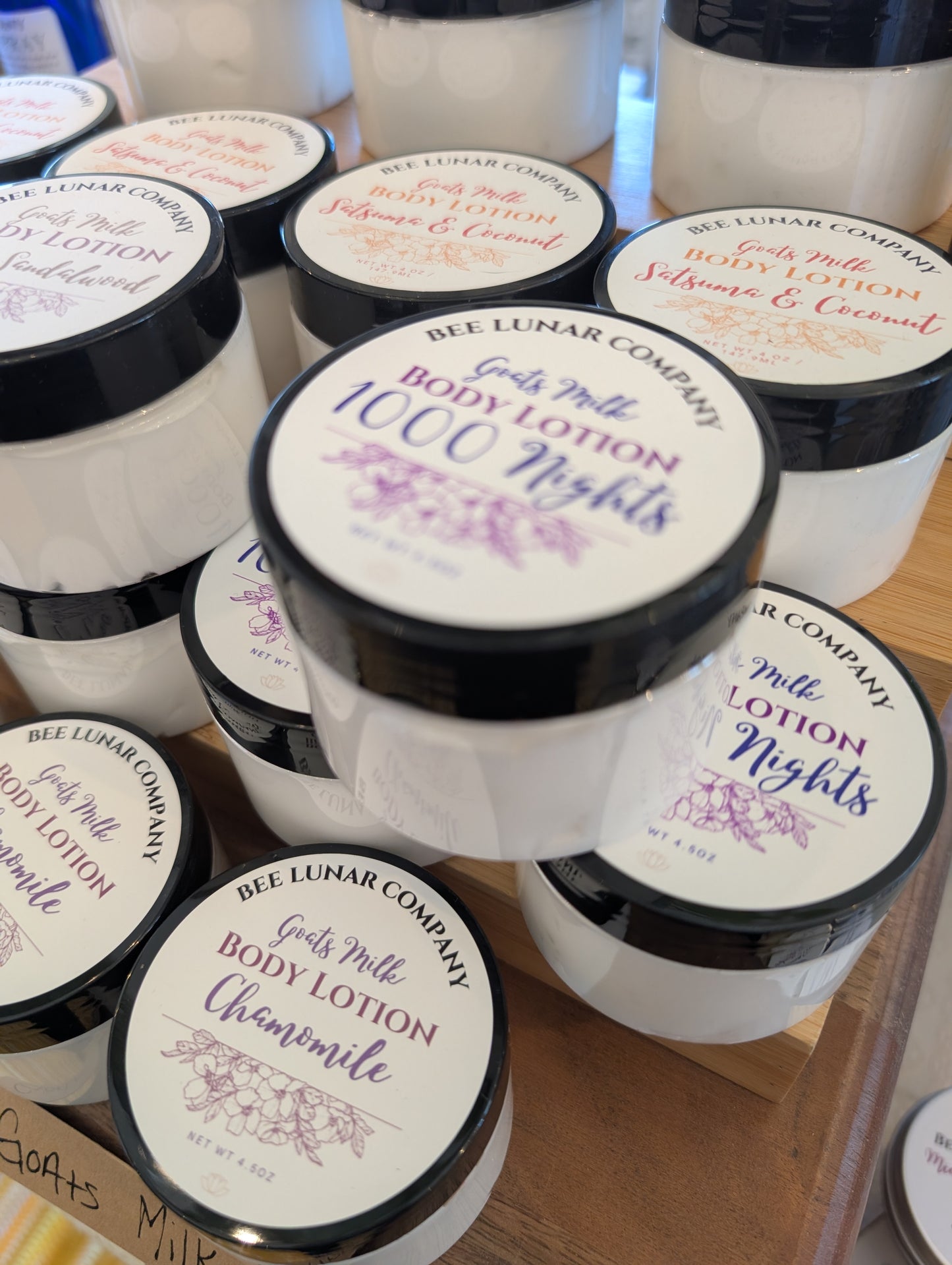 Goats Milk Lotion 4oz Jar