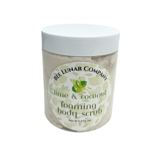 Lime and Coconut Foaming Scrub