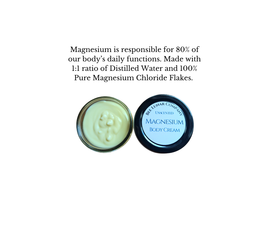 Magnesium Body Cream - Bee Lunar Company