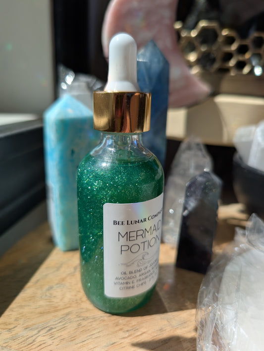 Mermaid Potion Shimmering Body Oil - Mermaid Sunset