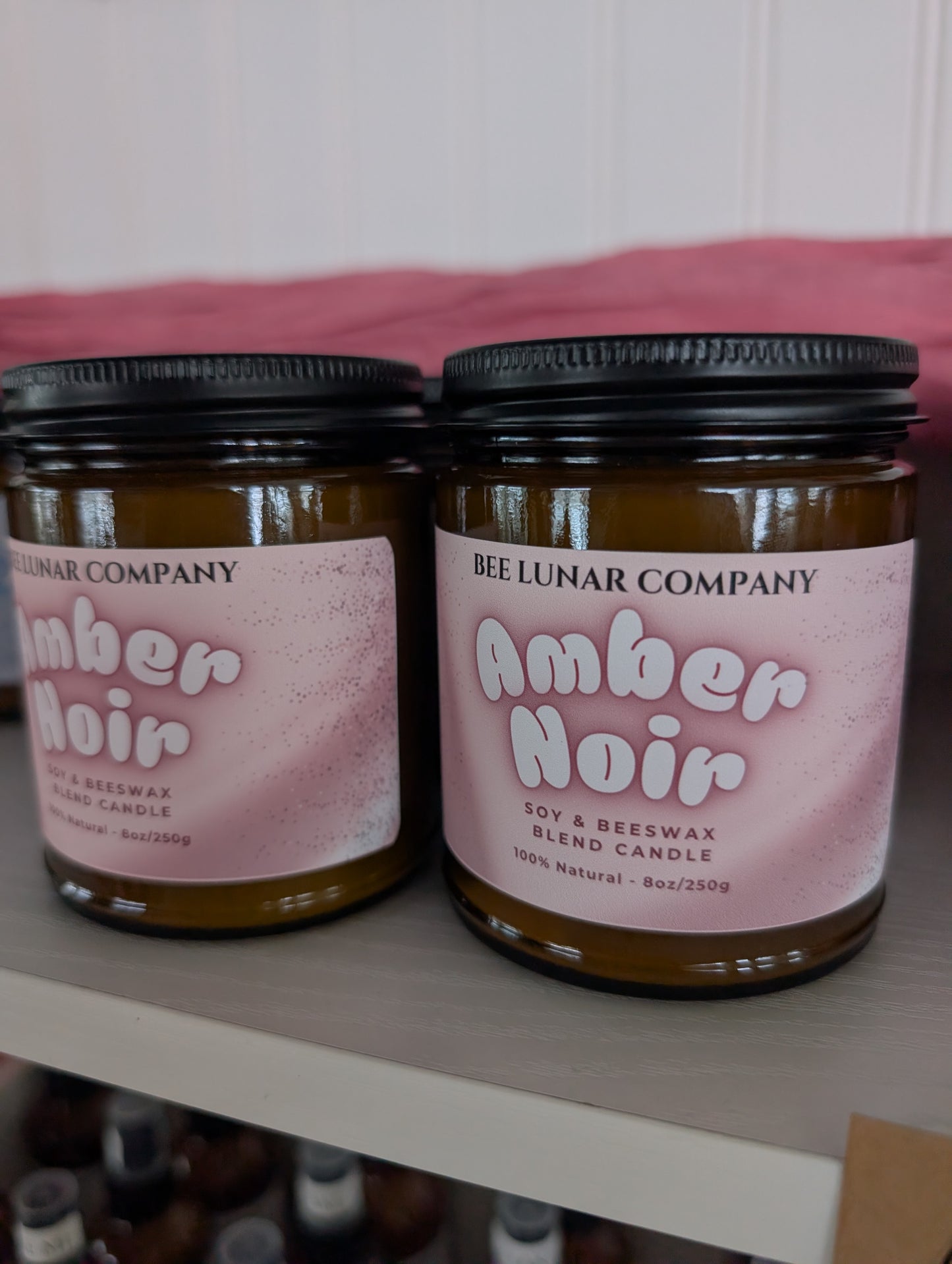 8oz Soy/Beeswax Blend Candles