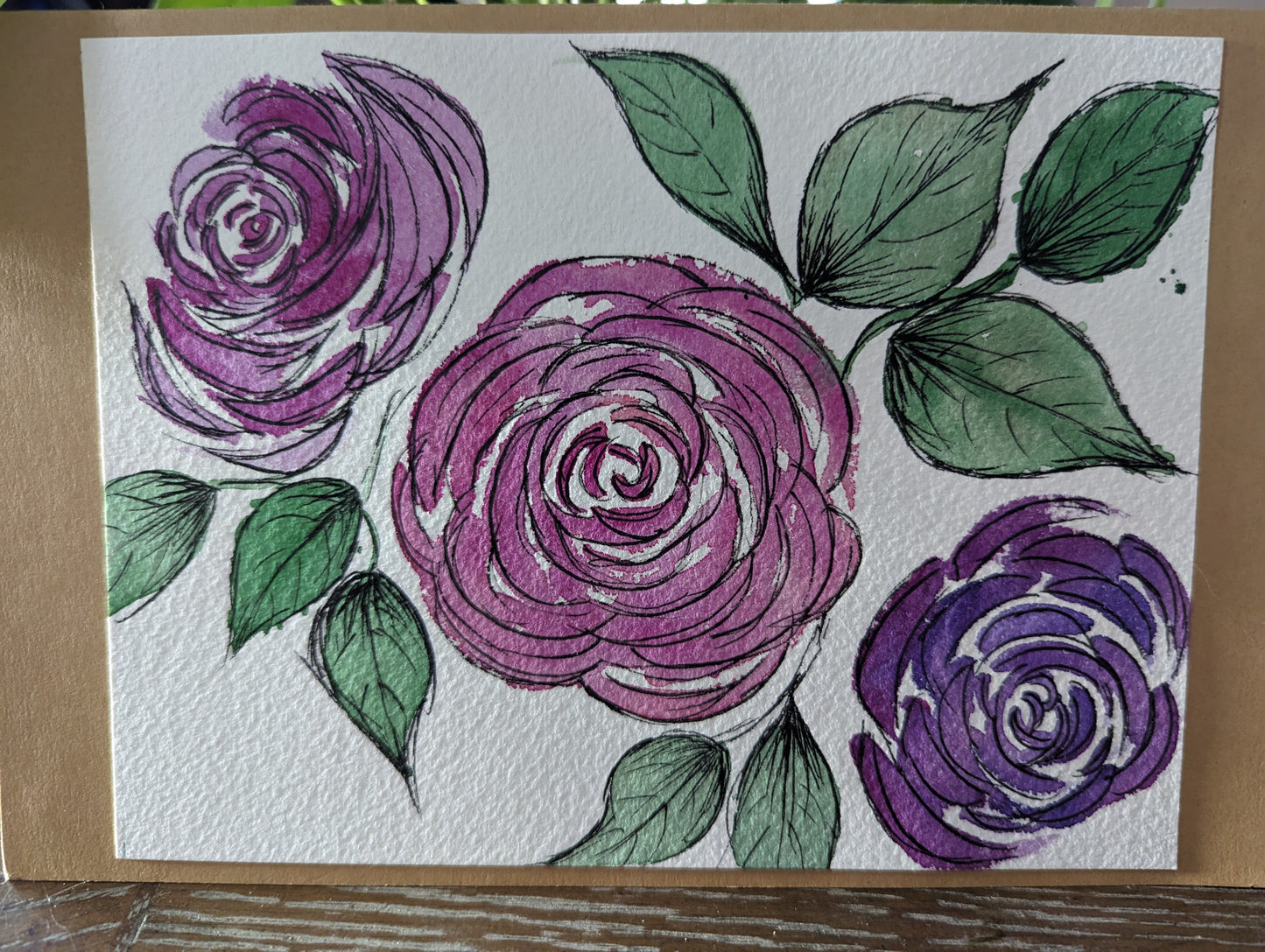 Pink & Purple Roses/Peonies